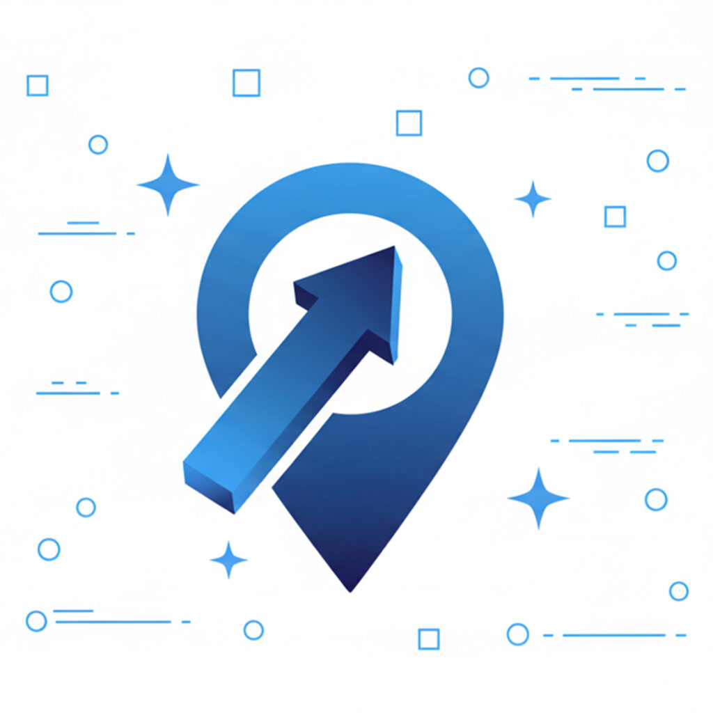 Profesjonalna Wizytówka Google dla firm z Poznania i okolic, symbolizująca wzrost widoczności i pozycjonowania w Google Maps.